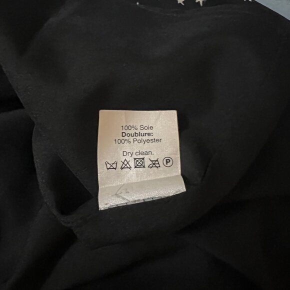 Madewell Starry Night Long Sleeve Silk Dress - Picture 5 of 5